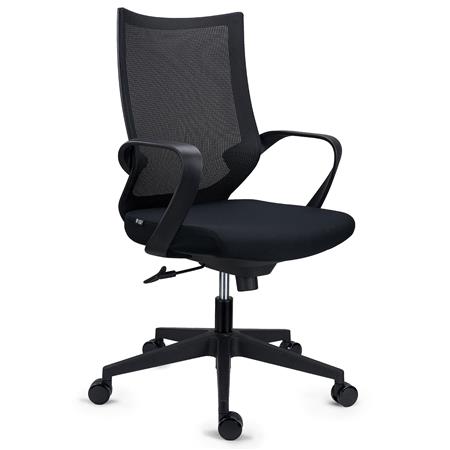 Ergonomischer Bürostuhl SINTRA, ergonomisches Design, Wippfunktion, Farbe Schwarz